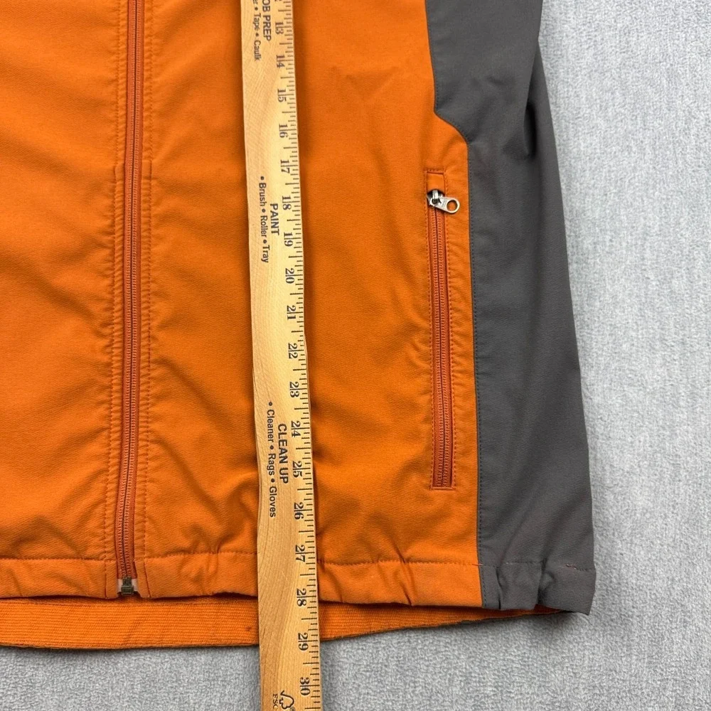 The North Face Jacket Mens XL Orange Gray Apex Bionic Full Zip Softshell Outdoor